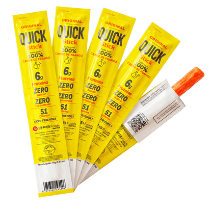 Kit com 5 Quick Stick Protein - Sabor Frango Original